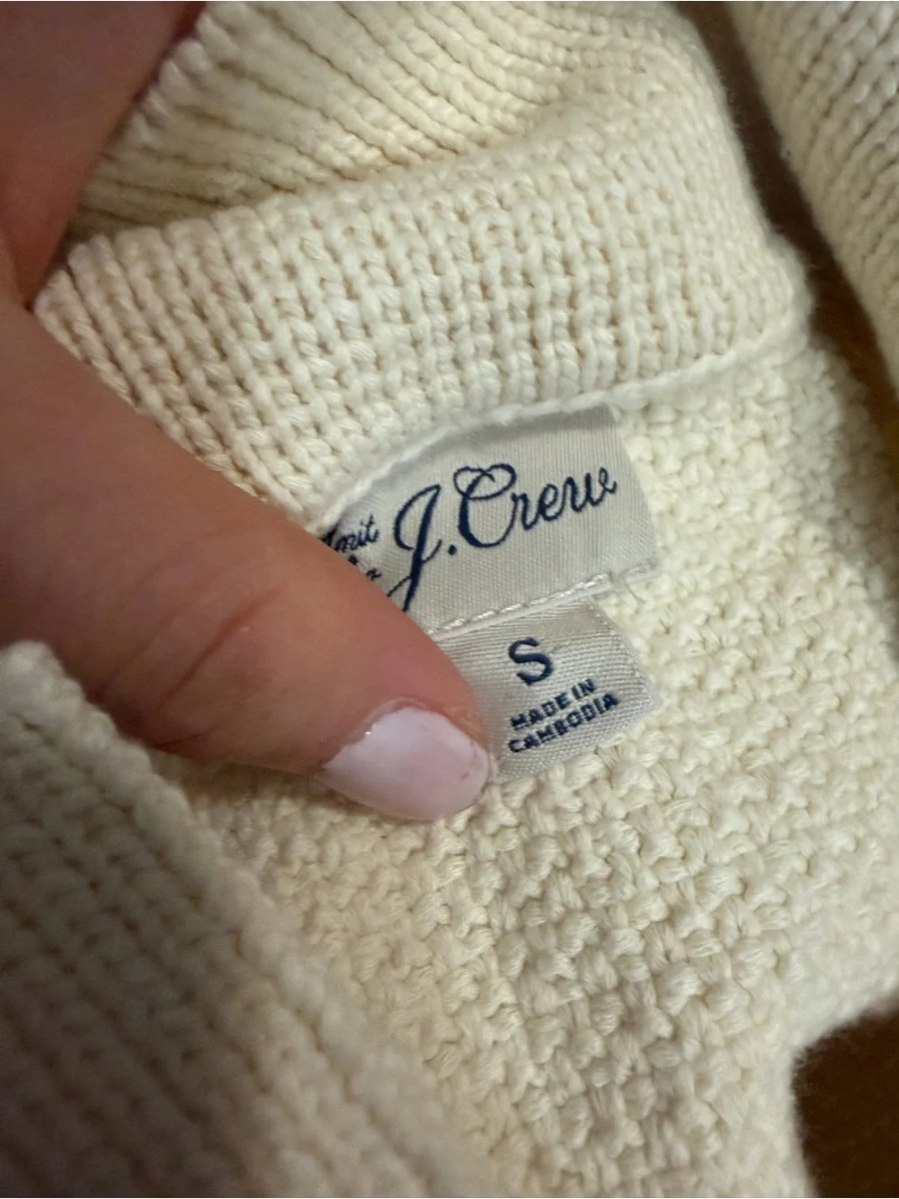 J crew linen Short-sleeve cotton waffle-knit polo cardigan sweater